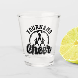 Personalisierter NAME Cheer Team Varsity Cheerlead Schnapsglas