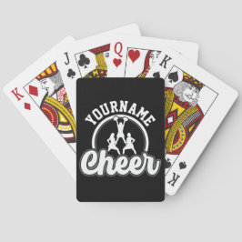 Personalisierter NAME Cheer Team Varsity Cheerlead Spielkarten