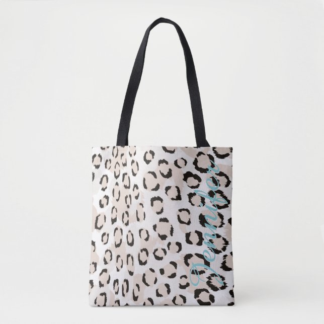 Personalisierter Name Cheetah Print Animal Muster (Vorderseite)