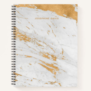 Personalisierter Name Chic Marble Journaling Gift Notizbuch