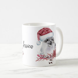 Personalisierter Name Chrismas Siegel Kaffeetasse