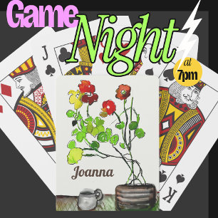 . Personalisierter Name Classic Art Games Spielkarten