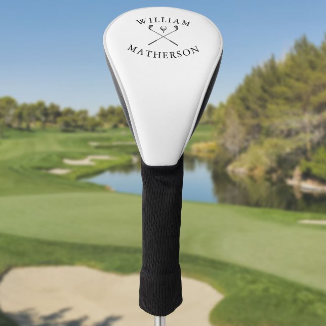 Personalisierter Name Classic Golf Clubs Headcover (Personalized Name Classic Golf Clubs Golf Head Cover)