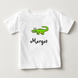 personalisierter Name der Babyligatorin Baby T-shirt