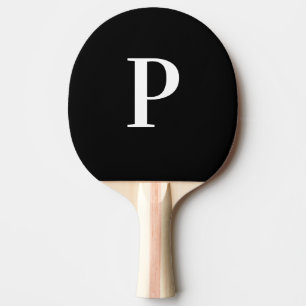 Personalisierter Name der blauen Monogramm Tischtennis Schläger