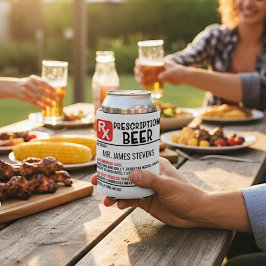 Personalisierter Name der Funny Beer-Verschreibung Dosenkühler