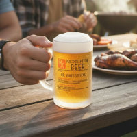 Personalisierter Name der Funny Beer-Verschreibung