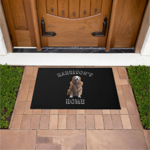 Personalisierter Name der Katze Foto Doormat Fußmatte