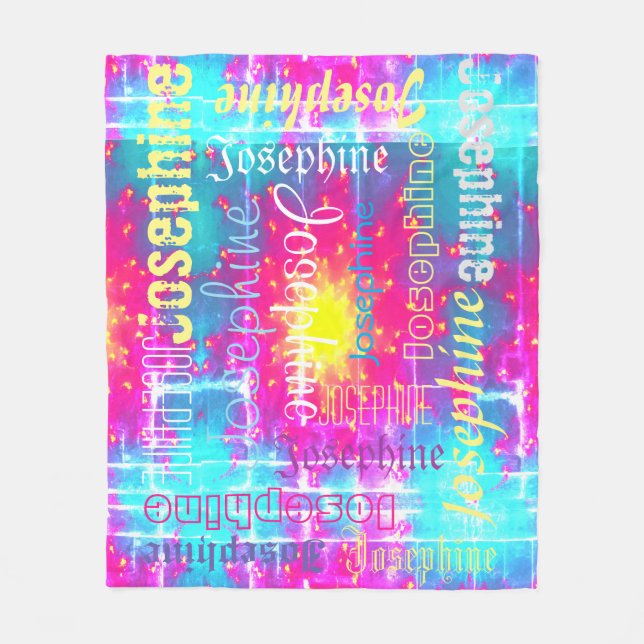 Personalisierter Name der kuddelwarmen Fleece (Vorderseite)