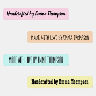 Personalisierter Name der Liebe Etiketten