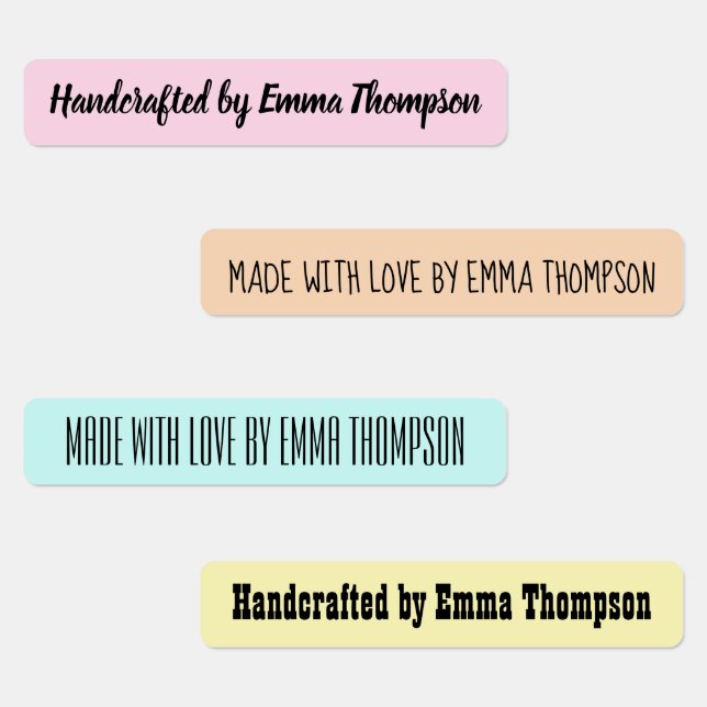 Personalisierter Name der Liebe Etiketten (Gruppe)