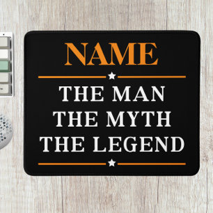 Personalisierter Name Der Mann Der Mythos Die Lege Mousepad
