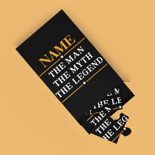 Personalisierter Name Der Mann Der Mythos Die Lege Puzzle