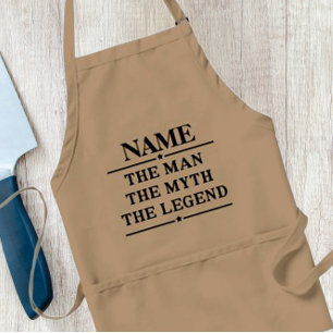 Personalisierter Name Der Mann Der Mythos Die Lege Schürze