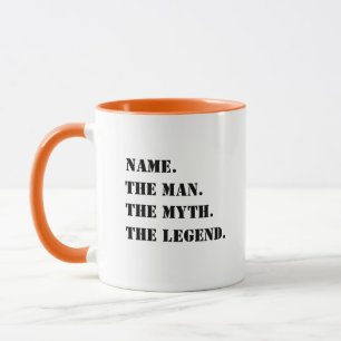 Personalisierter Name Der Mann Der Mythos Die Lege Tasse