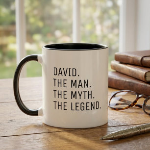 Personalisierter Name Der Mann Der Mythos Die Lege Tasse