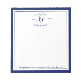 Personalisierter Name der Marine | Aus dem Schreib Notizblock