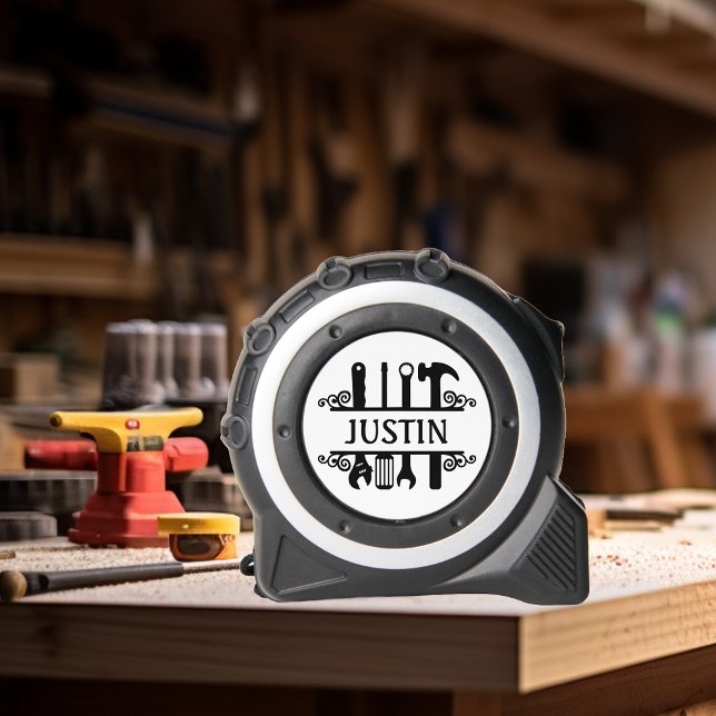 Personalisierter Name der Monogram-Tools Maßband (Von Creator hochgeladen)