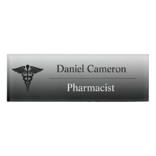 Personalisierter Name des Apothekers Namenschild