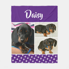 Personalisierter Name des Fotomaterials Fleecedecke