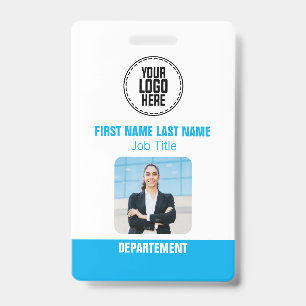 Personalisierter Name des Fotos für das Unternehme Ausweis