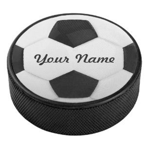 Personalisierter Name des Fußballballs Eishockey Puck