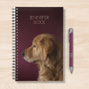Personalisierter Name des Goldenen Retriever Planer