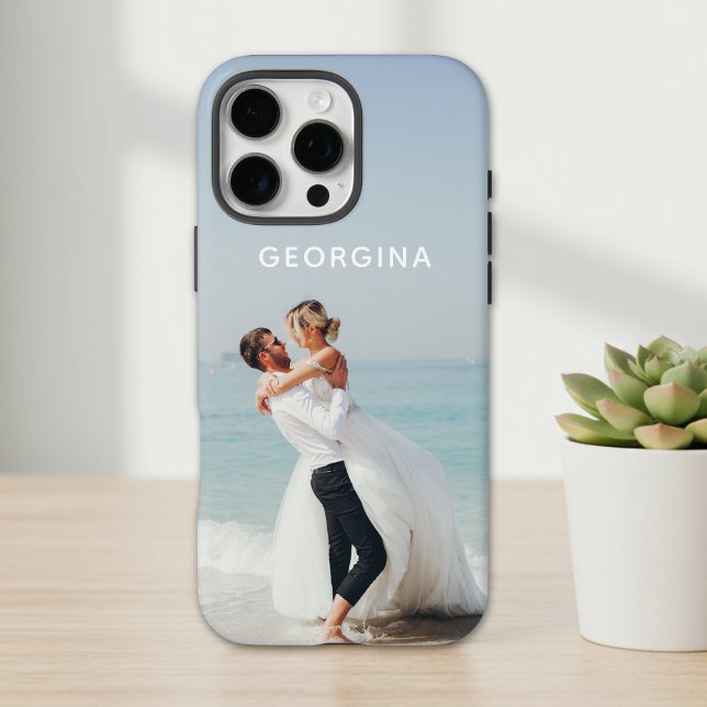 Personalisierter Name des Hochzeitstiefbilds Case-Mate iPhone Hülle (Von Creator hochgeladen)