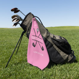 Personalisierter Name des Ladenklubs Golfhandtuch