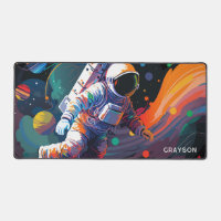 Personalisierter Name des modernen Astronauten