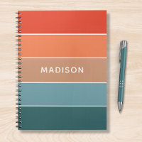 Personalisierter Name des modernen Colorblock Eart