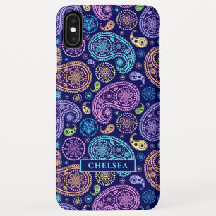 Personalisierter Name des modernen Paisley-Musters Case-Mate iPhone Hülle