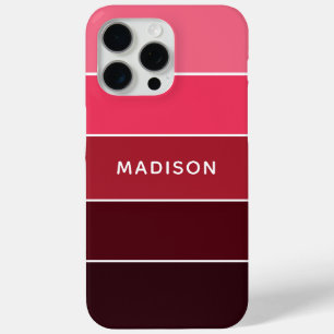 Personalisierter Name des modernen rosafarbenen Fa Case-Mate iPhone Hülle