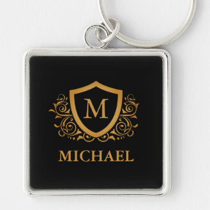 Personalisierter Name des Monogramms Schlüsselanhänger