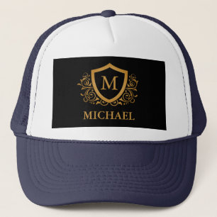 Personalisierter Name des Monogramms Truckerkappe