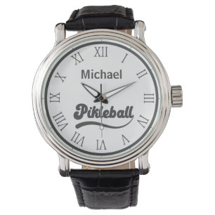 Personalisierter Name des Pickleball Armbanduhr