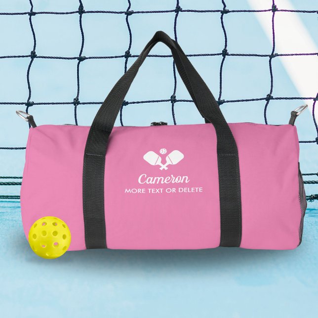 Personalisierter Name des Pickleball-Paddels Duffle Bag (Von Creator hochgeladen)