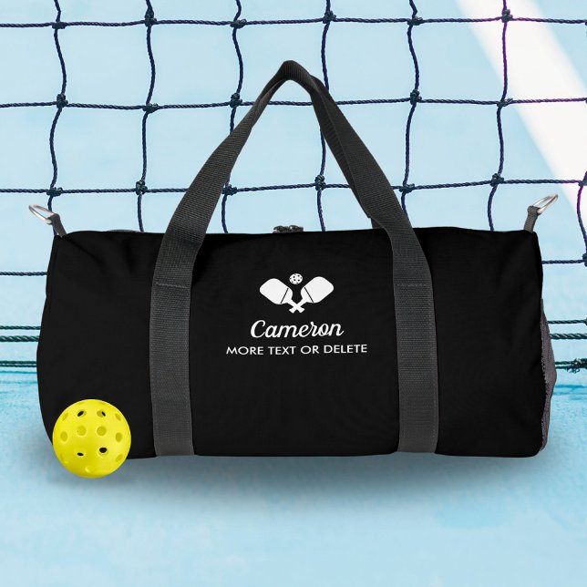 Personalisierter Name des Pickleball-Paddels Duffle Bag (Von Creator hochgeladen)