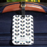 Personalisierter Name des Pickleball-Players Gepäckanhänger<br><div class="desc">Dieses Gepäckanhänger mit einem lebendigen Pickleball-Muster mit gestreiften Paddeln ist eine moderne und lustige Art,  eine Aussage zu machen. Ideal für Pickleball Spieler,  Coaches und Fans. Text ist anpassbar. Teil einer Sammlung von Parcel Studios.</div>