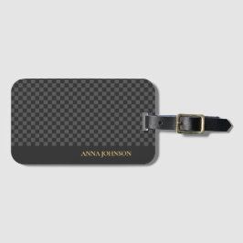 Personalisierter Name des Prüfmusters Gepäckanhänger