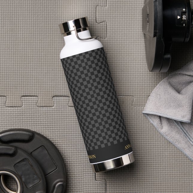 Personalisierter Name des Prüfmusters Trinkflasche (Fitnessstudio)