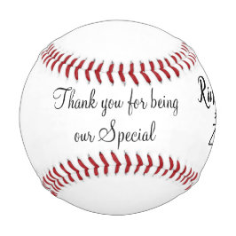 Personalisierter Name des Ringträgers Türkisch Baseball