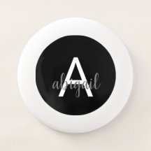 Personalisierter Name des Schwarzen Monogramms