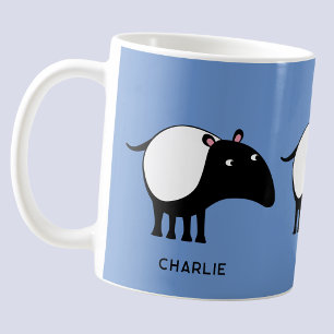 Personalisierter Name des Tapir Kaffeetasse