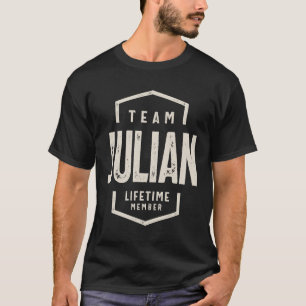 Personalisierter Name des Team Julian Lifetime-Mit T-Shirt