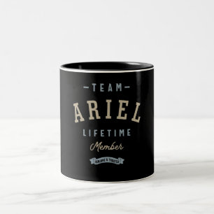 Personalisierter Name des Teams Ariel Lifetime Zweifarbige Tasse