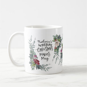 Personalisierter Name des Weihnachtsfilms Kaffeetasse
