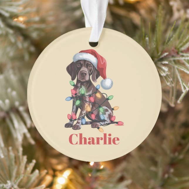 Personalisierter Name Deutsch Kurzpornografie Ornament (Baum)