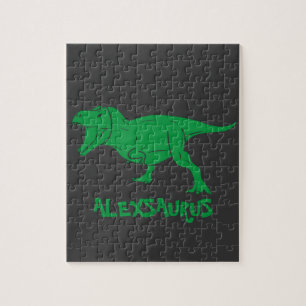 Personalisierter Name Dinosaurier-Puzzle Puzzle