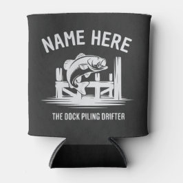 Personalisierter Name Dock Schatten Bass Dosenkühler